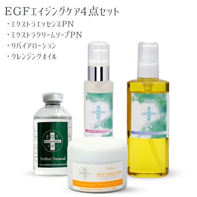 セルソアン化粧品 クレンジング、化粧水、洗顔の3セットでEGF美容液付